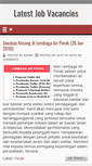 Mobile Screenshot of jawatan-kosong.com